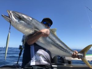 Jigging for kingfish with Epic Adventures