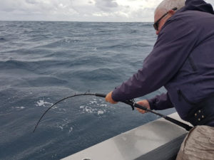 Hold on bro! About to get Railed As! with Epic Adventures fishing charters