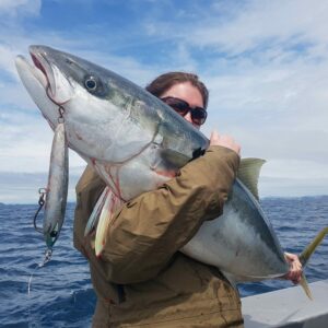 Slow trolling lures for kingfish on Epic Adventures